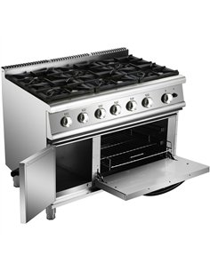 Professional Stainless Steel Gas Range Oven with 6 Burners | Professional CS25ADX776 2