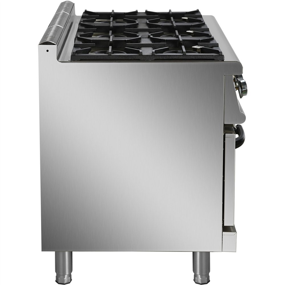 Professional Stainless Steel Gas Range Oven with 6 Burners | Professional CS25ADX776