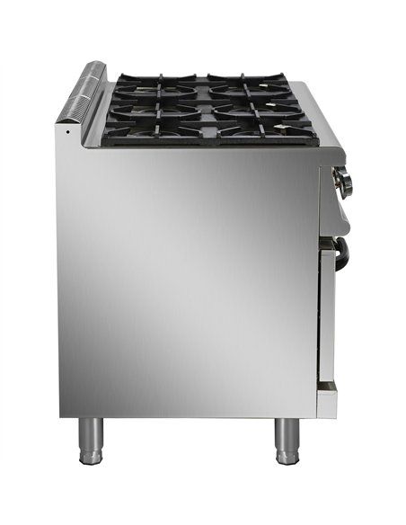 Professional Stainless Steel Gas Range Oven with 6 Burners | Professional CS25ADX776