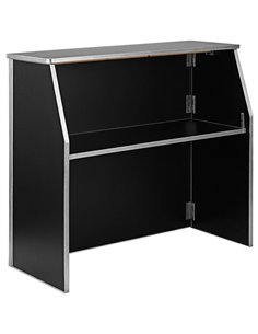 Portable Foldable Bar Black Laminate | Professional CS25AOX202