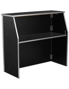 Portable Foldable Bar Black Marble Laminate | Professional CS25AOX206