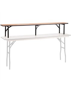 Folding Bar Top Table 6ft Plywood 1830x300x300mm | Professional CS25AOX224
