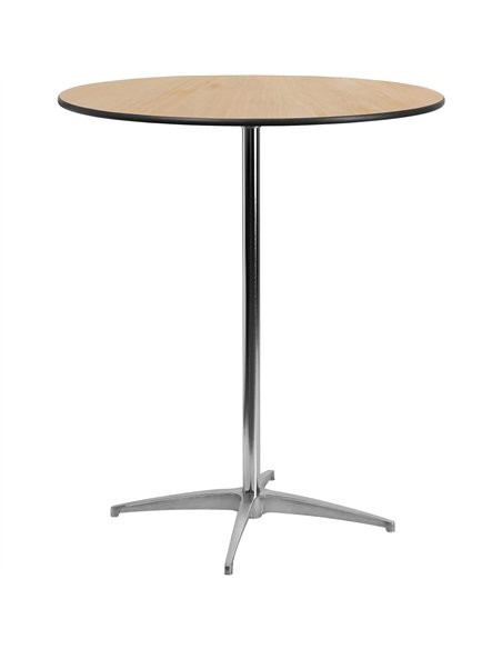 Bistro & Bar Table Plywood 610mm Round Adjustable Height 760/1060mm | Professional CS25AOX228