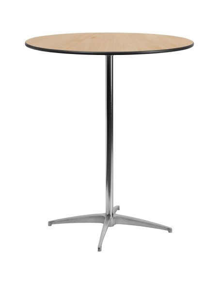 Bistro & Bar Table Plywood 760mm Round Adjustable Height 760/1060mm | Professional CS25AOX230
