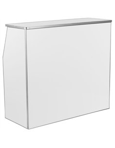 Portable Foldable Bar White Laminate | Professional CS25AOX232 2