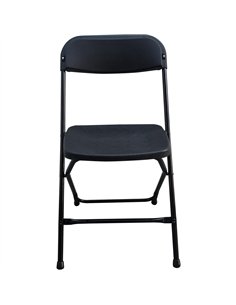 Foldable Chair Steel Black | Professional CS25AOX234