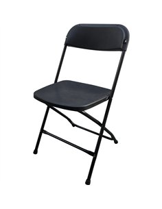 Foldable Chair Steel Black | Professional CS25AOX234 2