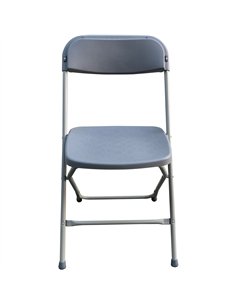 Foldable Chair Steel Gray | Professional CS25AOX238