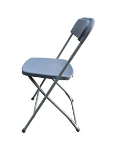 Foldable Chair Steel Gray | Professional CS25AOX238 2