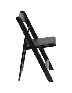 Foldable Chair Polypropylene Resin Black | Professional CS25AOX240 2