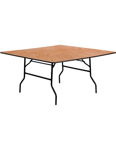 Square Folding Banquet Catering Table Plywood 1525x1525x760mm | Professional CS25AOX516