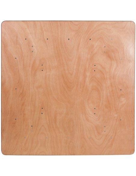 Square Folding Banquet Catering Table Plywood 1525x1525x760mm | Professional CS25AOX516