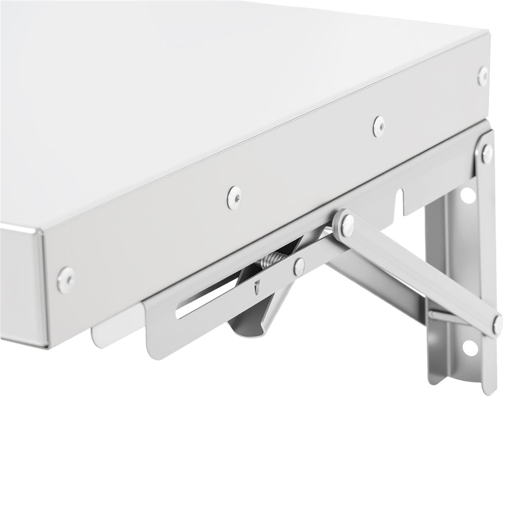 Commercial Stainless Steel Foldable Wall Mounted Shelf 1200x300x230mm | Professional CS25RTW41230