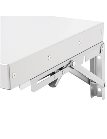 Commercial Stainless Steel Foldable Wall Mounted Shelf 1200x300x230mm | Professional CS25RTW41230