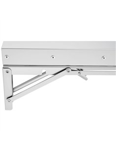 Commercial Stainless Steel Foldable Wall Mounted Shelf 1400x300x230mm | Professional CS25RTW41430 2