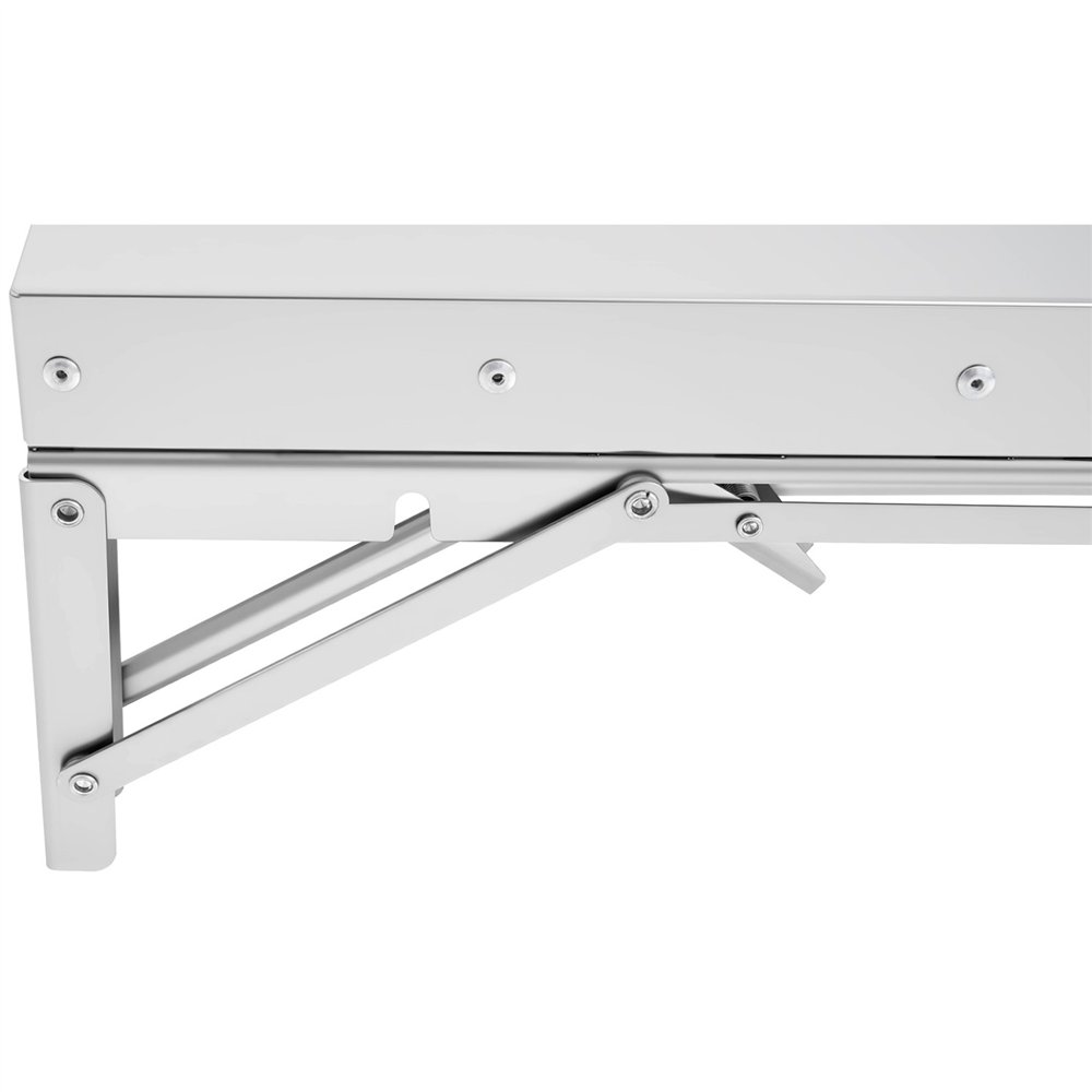 Commercial Stainless Steel Foldable Wall Mounted Shelf 1400x300x230mm | Professional CS25RTW41430
