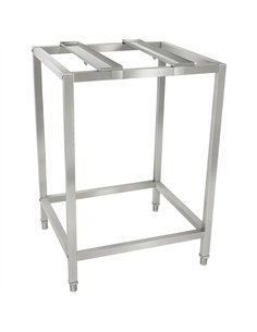 Stainless Steel Oven Stand Frame with Movable Holding Rail 595x535x850mm | Professional CS25WAN106