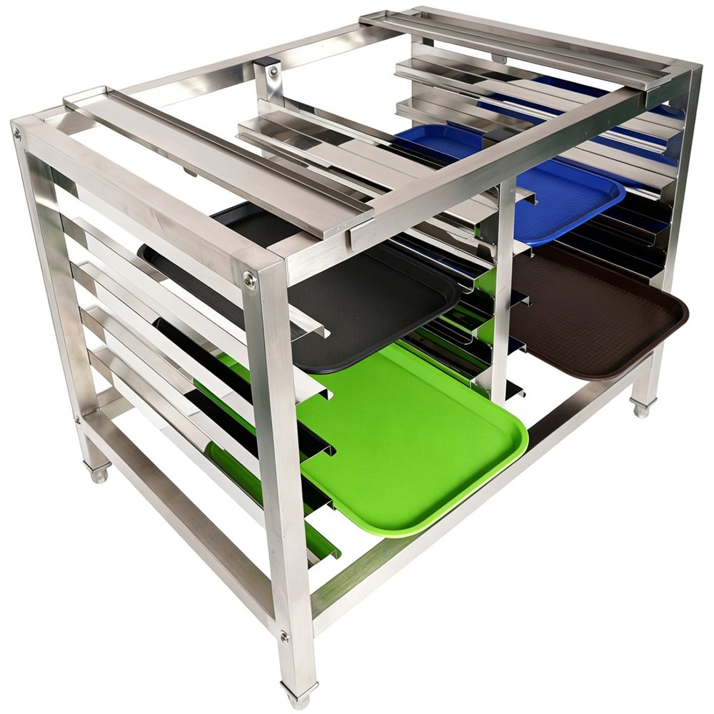 Stainless Steel Oven Stand with Dual Tray Rails 980x700x745mm | Professional CS25WAN112