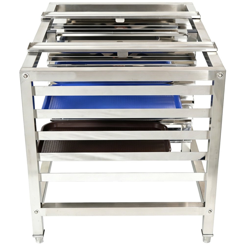 Stainless Steel Oven Stand with Dual Tray Rails 980x700x745mm | Professional CS25WAN112
