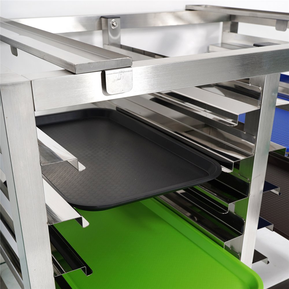 Stainless Steel Oven Stand with Dual Tray Rails 980x700x745mm | Professional CS25WAN112