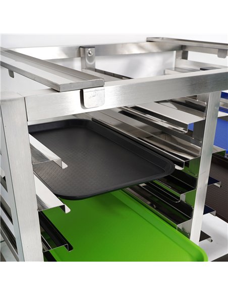 Stainless Steel Oven Stand with Dual Tray Rails 980x700x745mm | Professional CS25WAN112