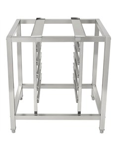 Stainless Steel Oven Stand with GN1/1 Rails 770x650x850mm | Professional CS25WAN110