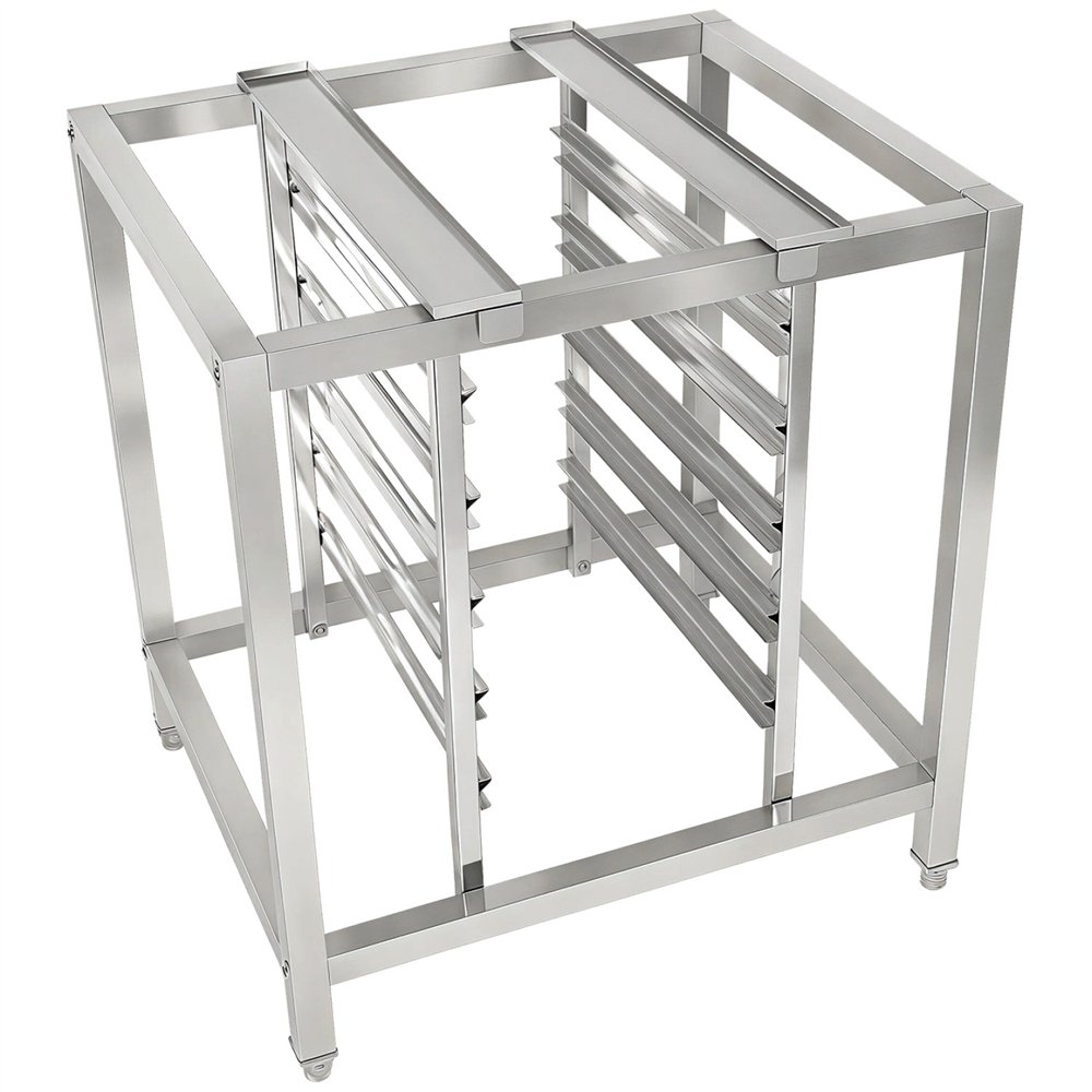 Stainless Steel Oven Stand with GN1/1 Rails 770x650x850mm | Professional CS25WAN110