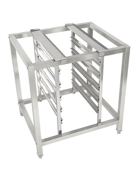 Stainless Steel Oven Stand with GN1/1 Rails 770x650x850mm | Professional CS25WAN110