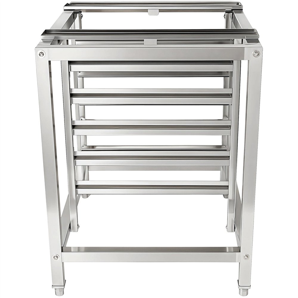 Stainless Steel Oven Stand with GN1/1 Rails 770x650x850mm | Professional CS25WAN110