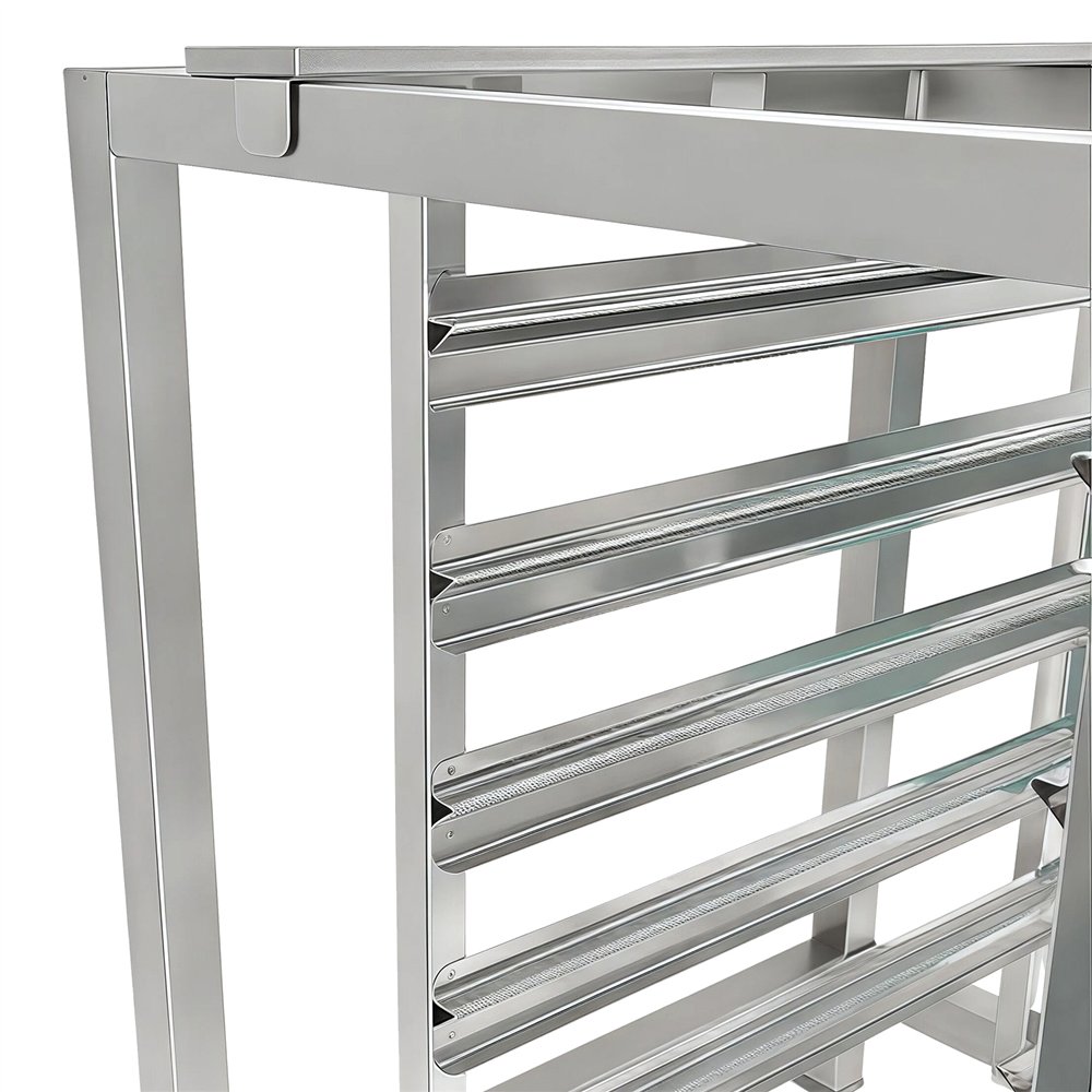 Stainless Steel Oven Stand with GN1/1 Rails 770x650x850mm | Professional CS25WAN110