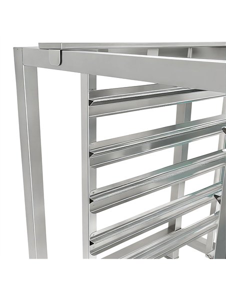 Stainless Steel Oven Stand with GN1/1 Rails 770x650x850mm | Professional CS25WAN110