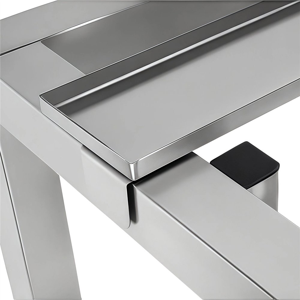 Stainless Steel Oven Stand with GN1/1 Rails 770x650x850mm | Professional CS25WAN110