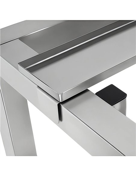 Stainless Steel Oven Stand with GN1/1 Rails 770x650x850mm | Professional CS25WAN110
