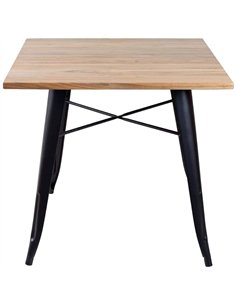 Bistro Table Natural Wood Colour Top 800x800mm Indoors | Professional CS25WW286NW 2