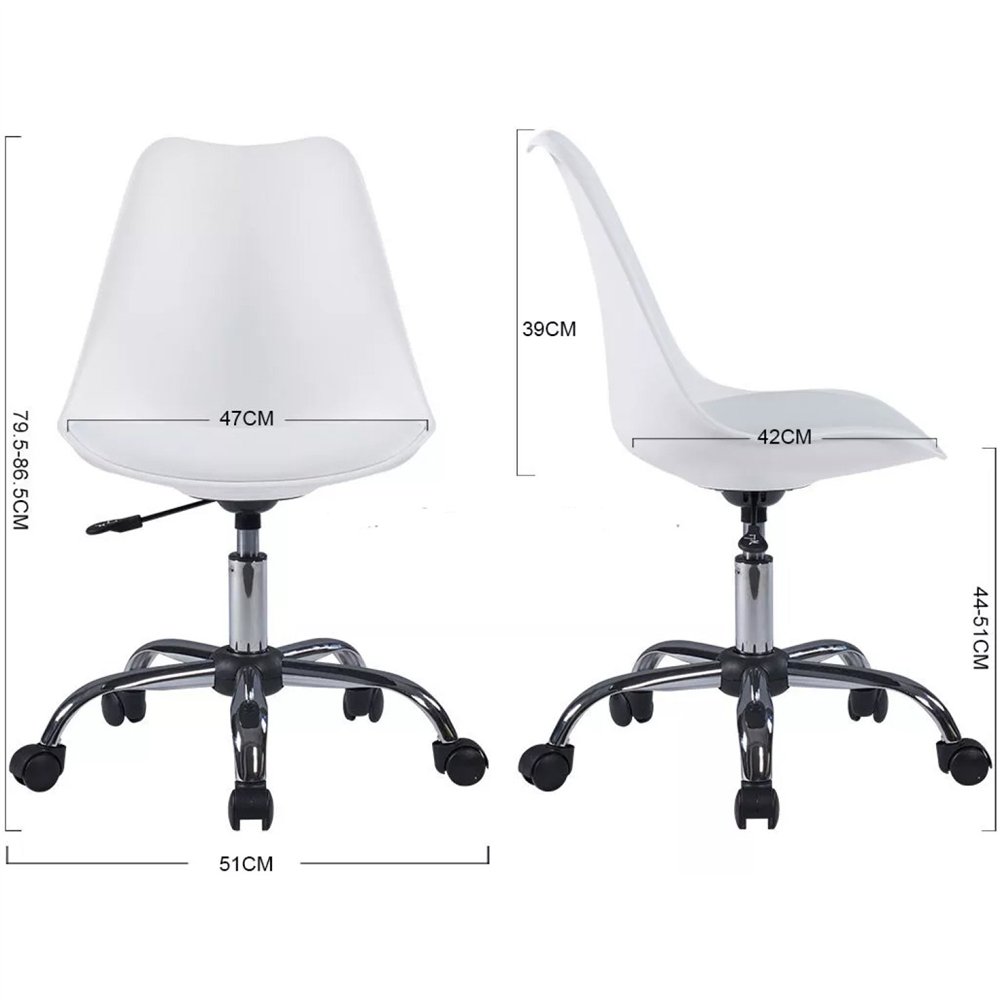 Home Office Chair Dark Grey | Professional CS25WW003WHEELDG