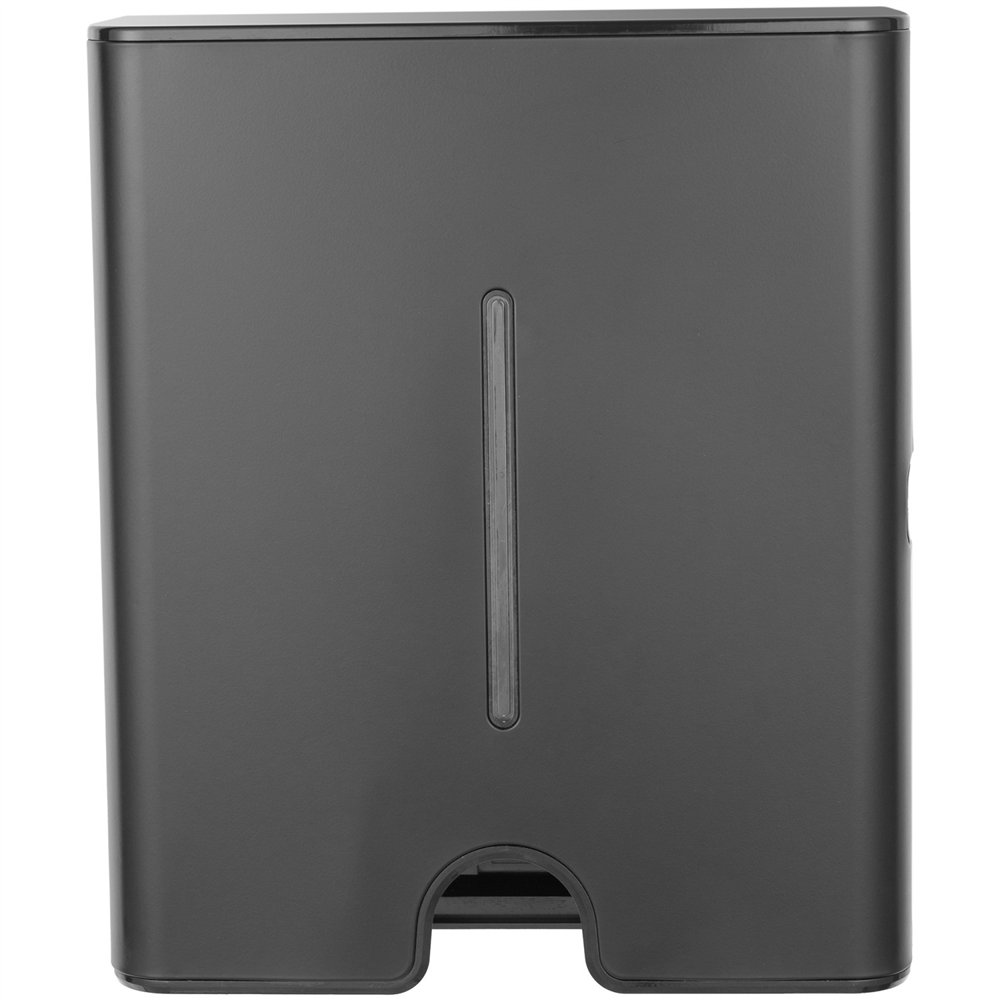 Commercial Paper Towel Dispenser Black Stainless Steel Wall Mounted 300×105×360mm | Professional CS25KW7370BLACK