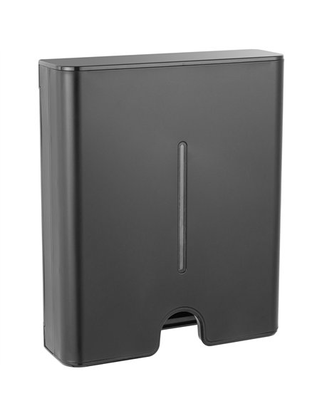 Commercial Paper Towel Dispenser Black Stainless Steel Wall Mounted 300×105×360mm | Professional CS25KW7370BLACK