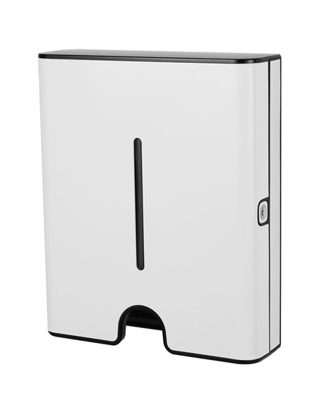 Commercial Paper Towel Dispenser White Stainless Steel Wall Mounted 300×105×360mm | Professional CS25KW7370WHITE