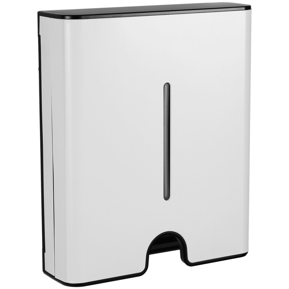 Commercial Paper Towel Dispenser White Stainless Steel Wall Mounted 300×105×360mm | Professional CS25KW7370WHITE