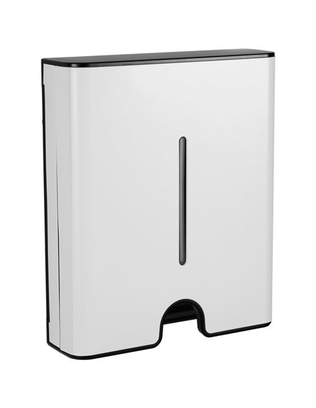 Commercial Paper Towel Dispenser White Stainless Steel Wall Mounted 300×105×360mm | Professional CS25KW7370WHITE