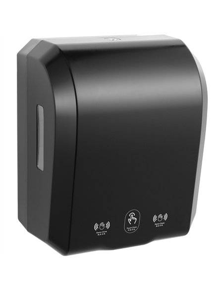 Commercial Automatic Universal Roll Paper Dispenser Black 300×217×362mm | Professional CS25KW7396BLACK