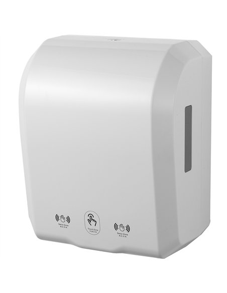 Commercial Automatic Universal Roll Paper Dispenser White 300×217×362mm | Professional CS25KW7396WHITE