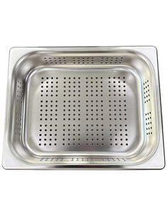 Stainless Steel GN 1/2 Perforated Pan 325×265×65mm | Professional CS25JJD116