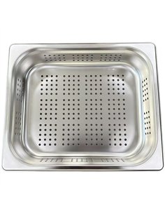 Stainless Steel GN 1/2 Perforated Pan 325×265×100mm | Professional CS25JJD118
