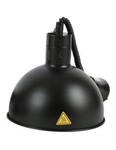 Rise & Fall Dome Heat Lamp Black | DA-A65121502