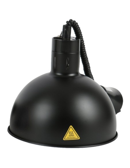 Rise & Fall Dome Heat Lamp Black | DA-A65121502
