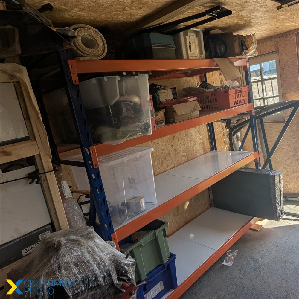 Long Span Warehouse Racking 1800x900x2400mm 4 Shelves 600kg Capacity | Professional CS25FUJI428