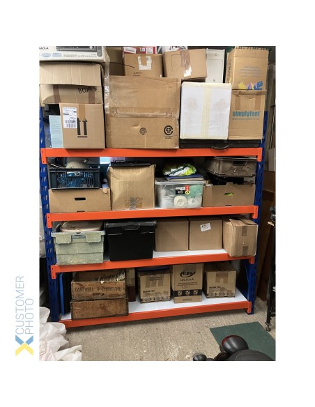 Long Span Warehouse Racking 1800x900x2400mm 4 Shelves 600kg Capacity | Professional CS25FUJI428
