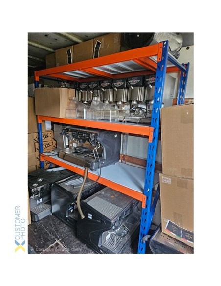 Long Span Warehouse Racking 2000x900x2400mm 4 Shelves 600kg Capacity | Professional CS25FUJI430
