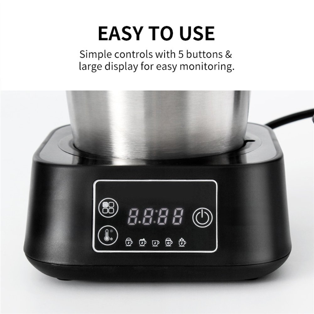 Commercial Electric Multifunction Milk Frother 500W Stainless Steel | Professional CS25MF0901